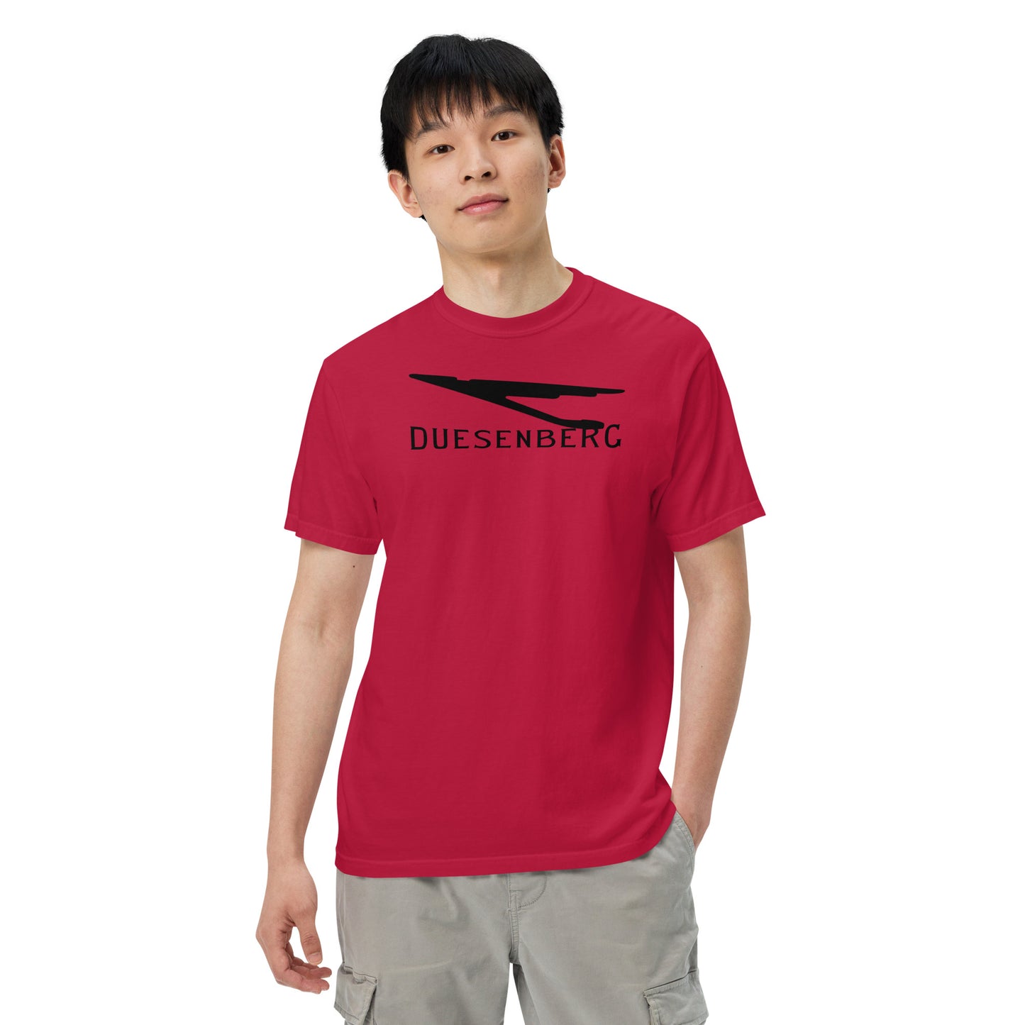 Duesenberg - Logo - Unisex garment-dyed heavyweight t-shirt