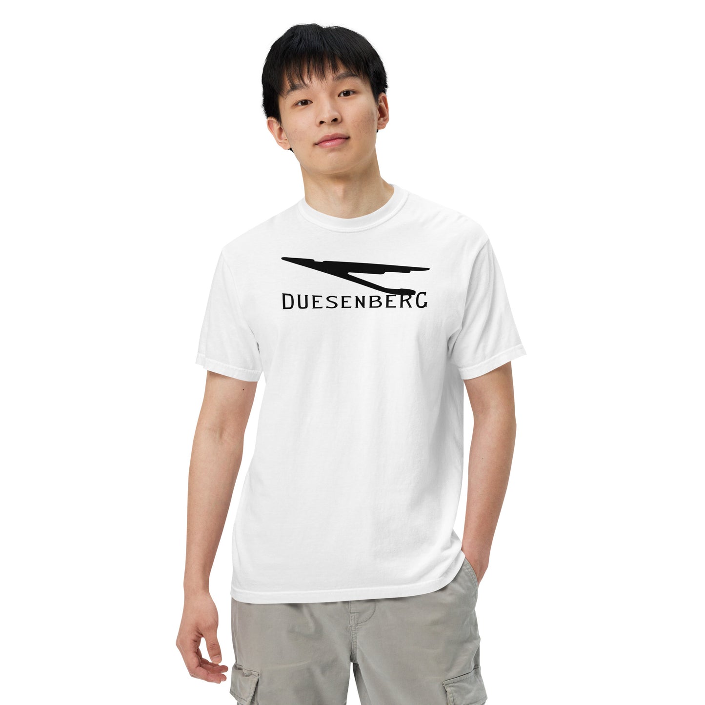 Duesenberg - Logo - Unisex garment-dyed heavyweight t-shirt