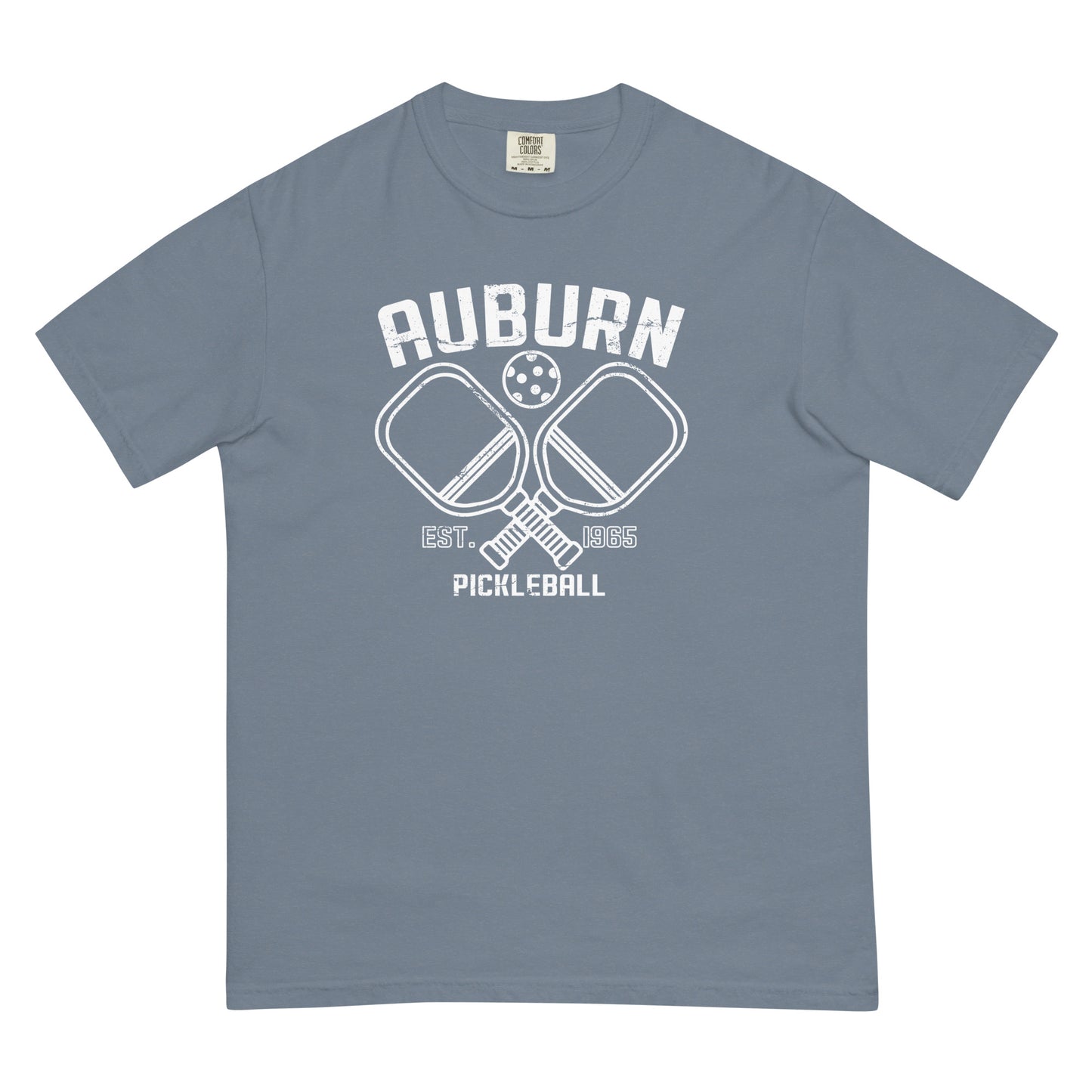 Pickleball - Auburn - Est 1965 - Unisex garment-dyed heavyweight t-shirt