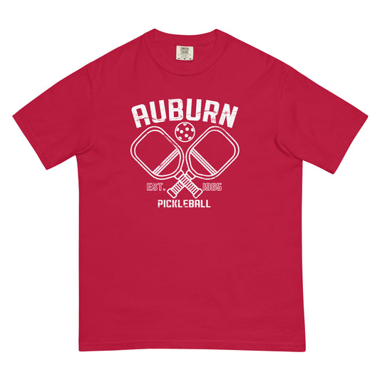 Pickleball - Auburn - Est 1965 - Unisex garment-dyed heavyweight t-shirt