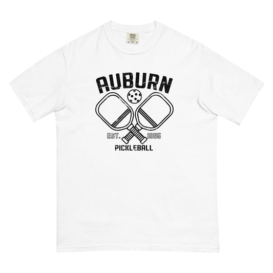 Pickleball - Auburn - Unisex garment-dyed heavyweight t-shirt